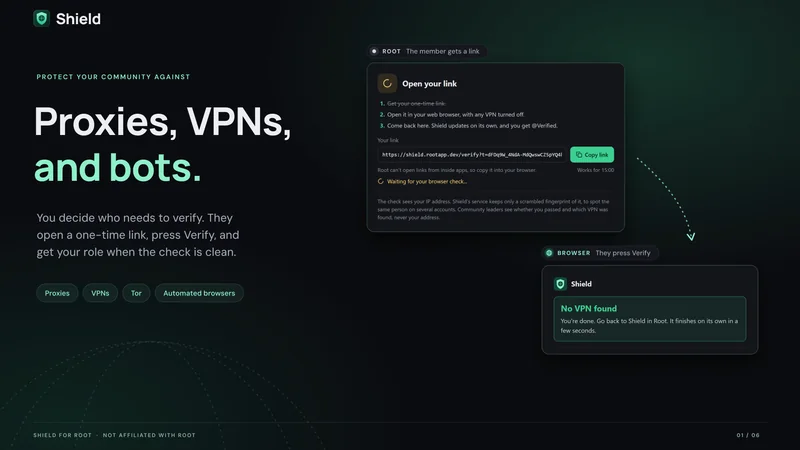 Protect your community against proxies, VPNs, and bots.